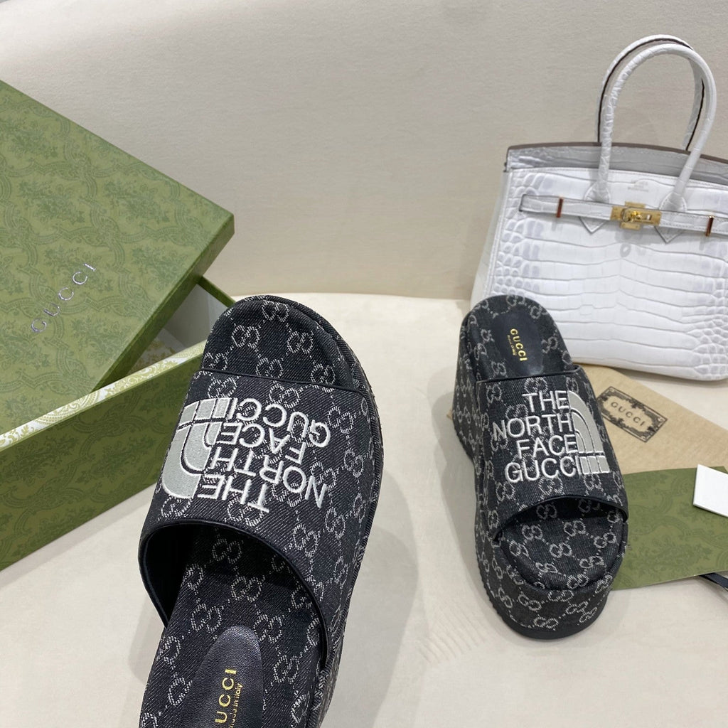Gucci Platform Slide Sandal Black