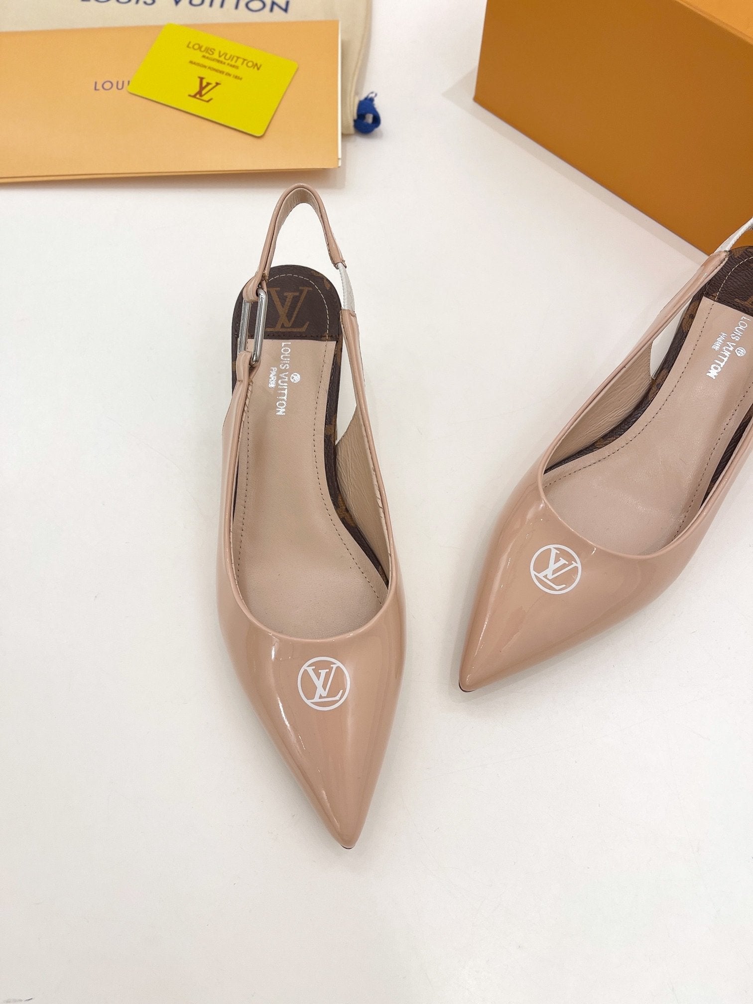 Louis Vuitton Magnetic Slingback Pump Nude
