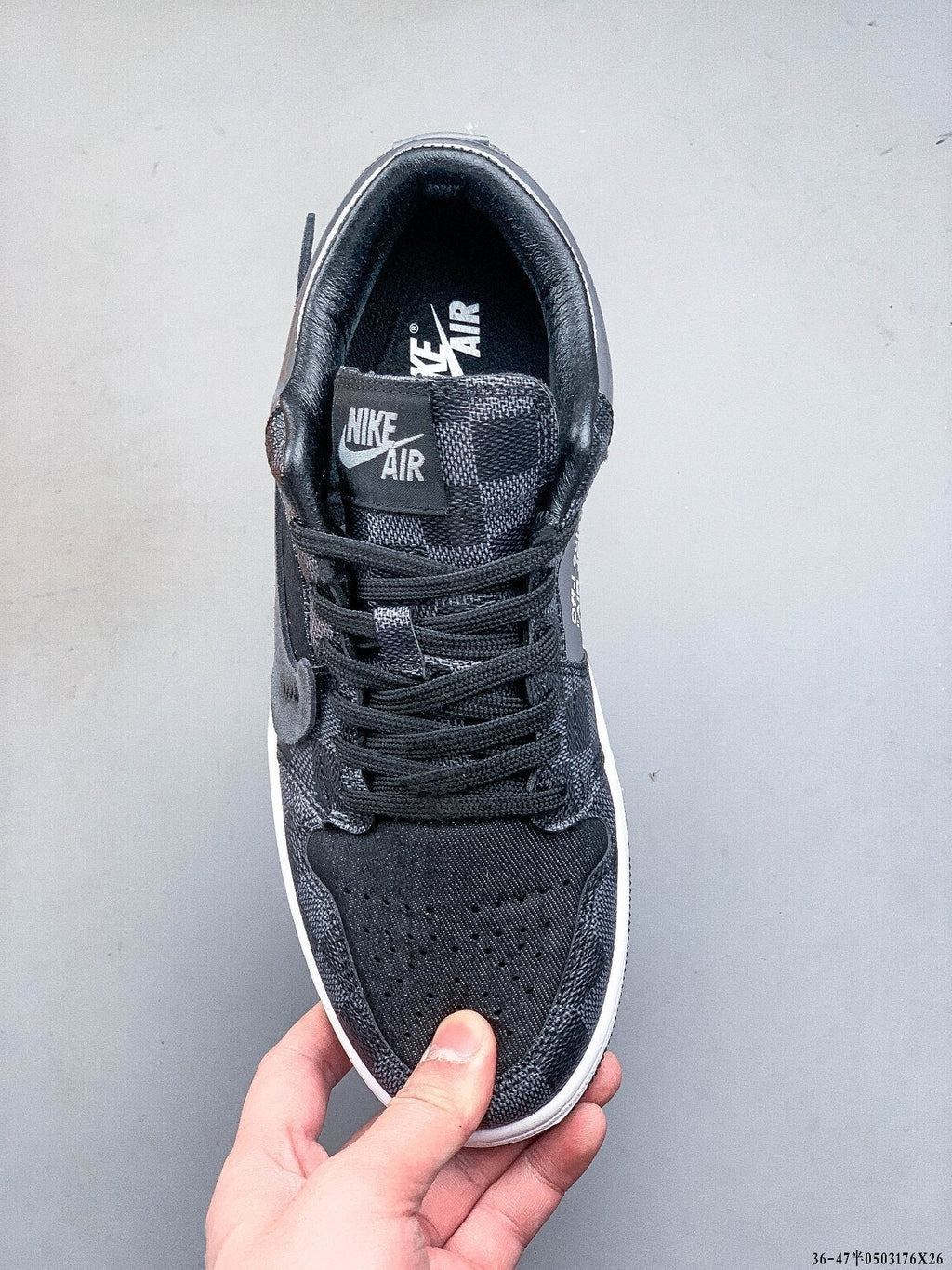 Louis Vuitton and Nike Air Force 1