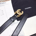 Chanel Belt With Double C Buckle