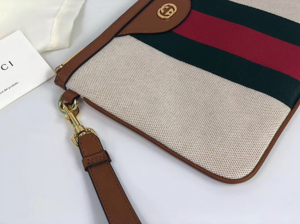 Gucci Vintage Canvas Pouch 29cm
