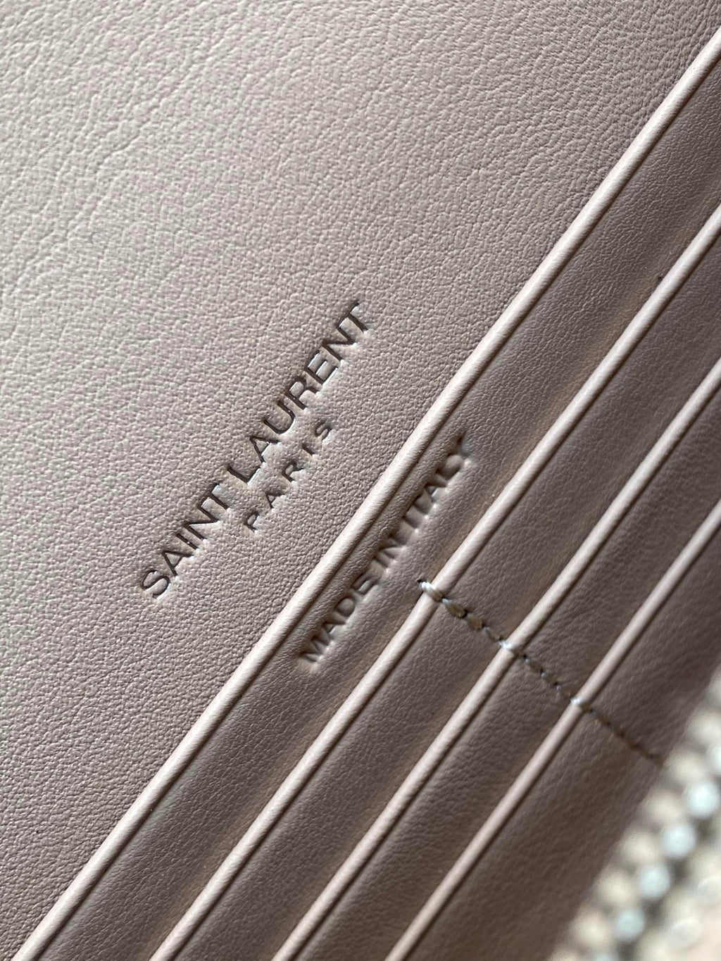 Saint Laurent Sunset Chain Bag With Silver Hardware 19cm