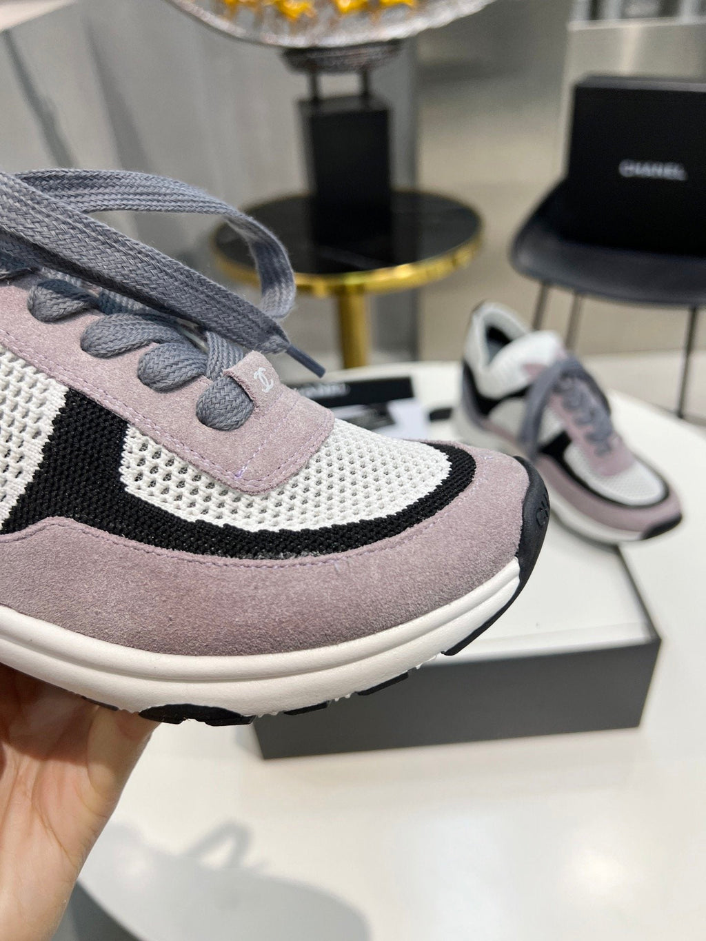 Chanel Trainers Sneakers Purple