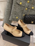 Chanel Sling Back 2.5 Inches Beige