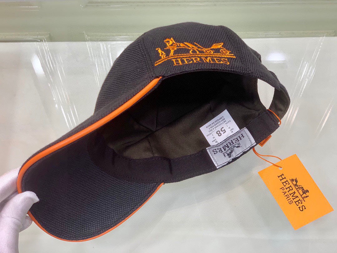 Hermes Davis H Primavera Cap Black
