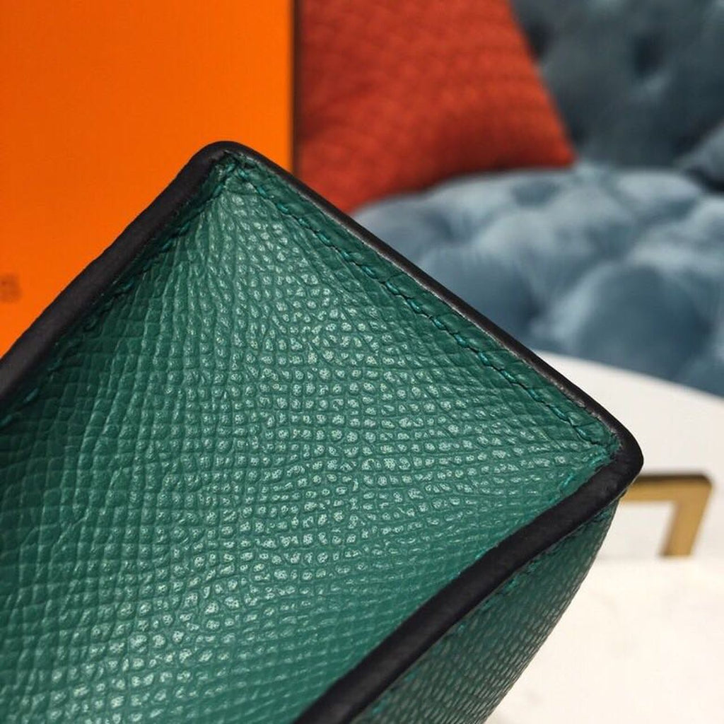 Hermes Mini Kelly 20cm Epsom Bag Dark Green