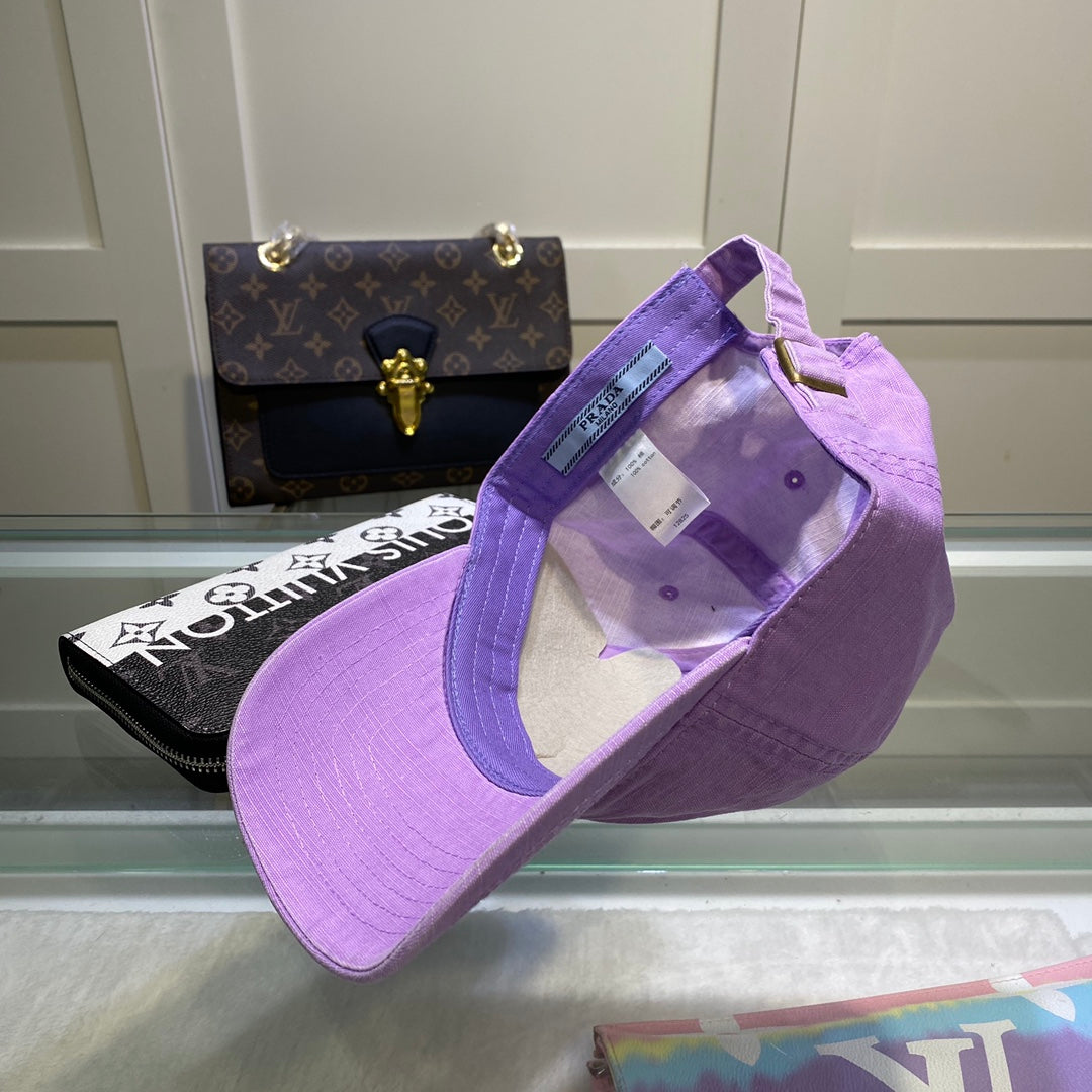 Prada Denim Baseball Cap