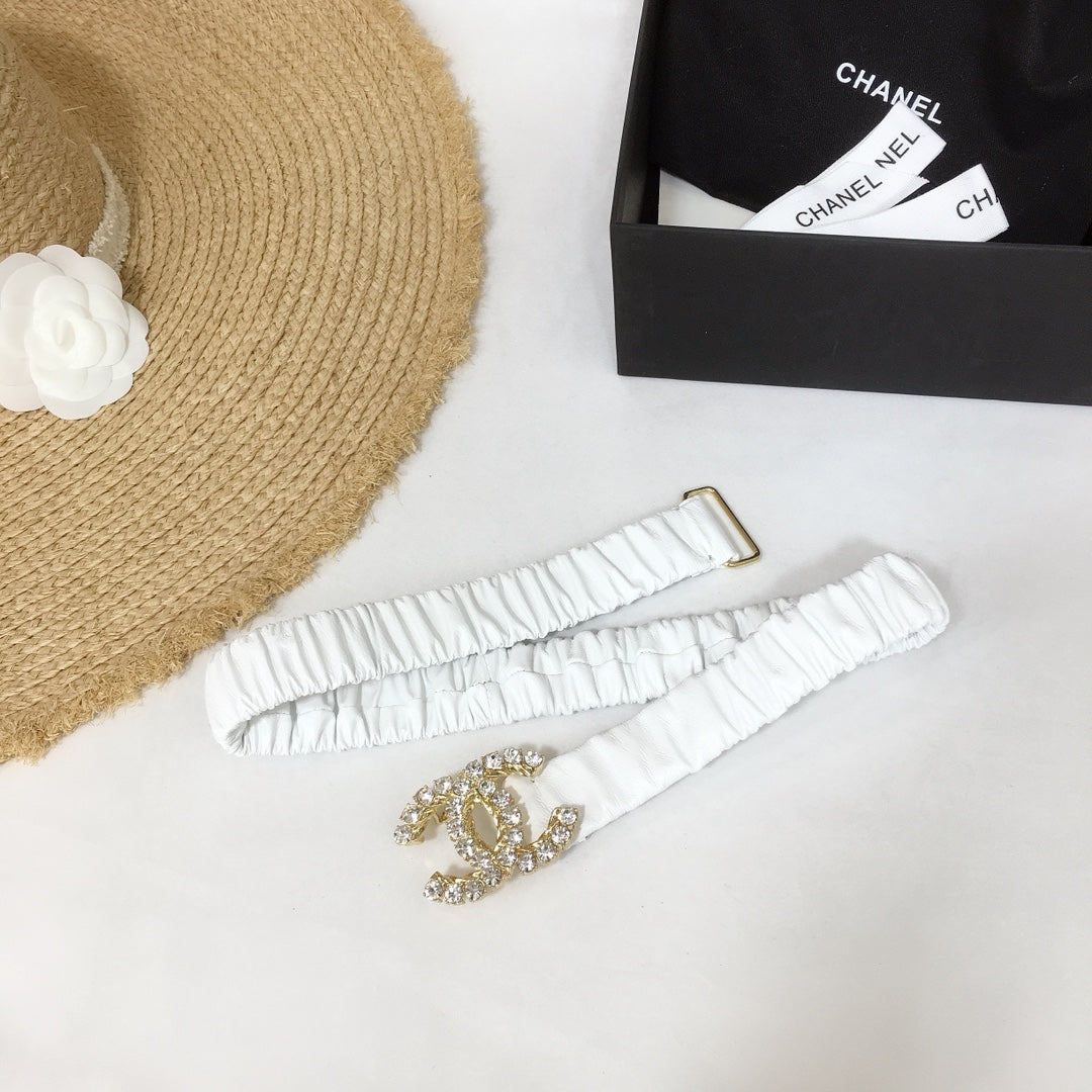 Chanel Belt With Double C Buckle