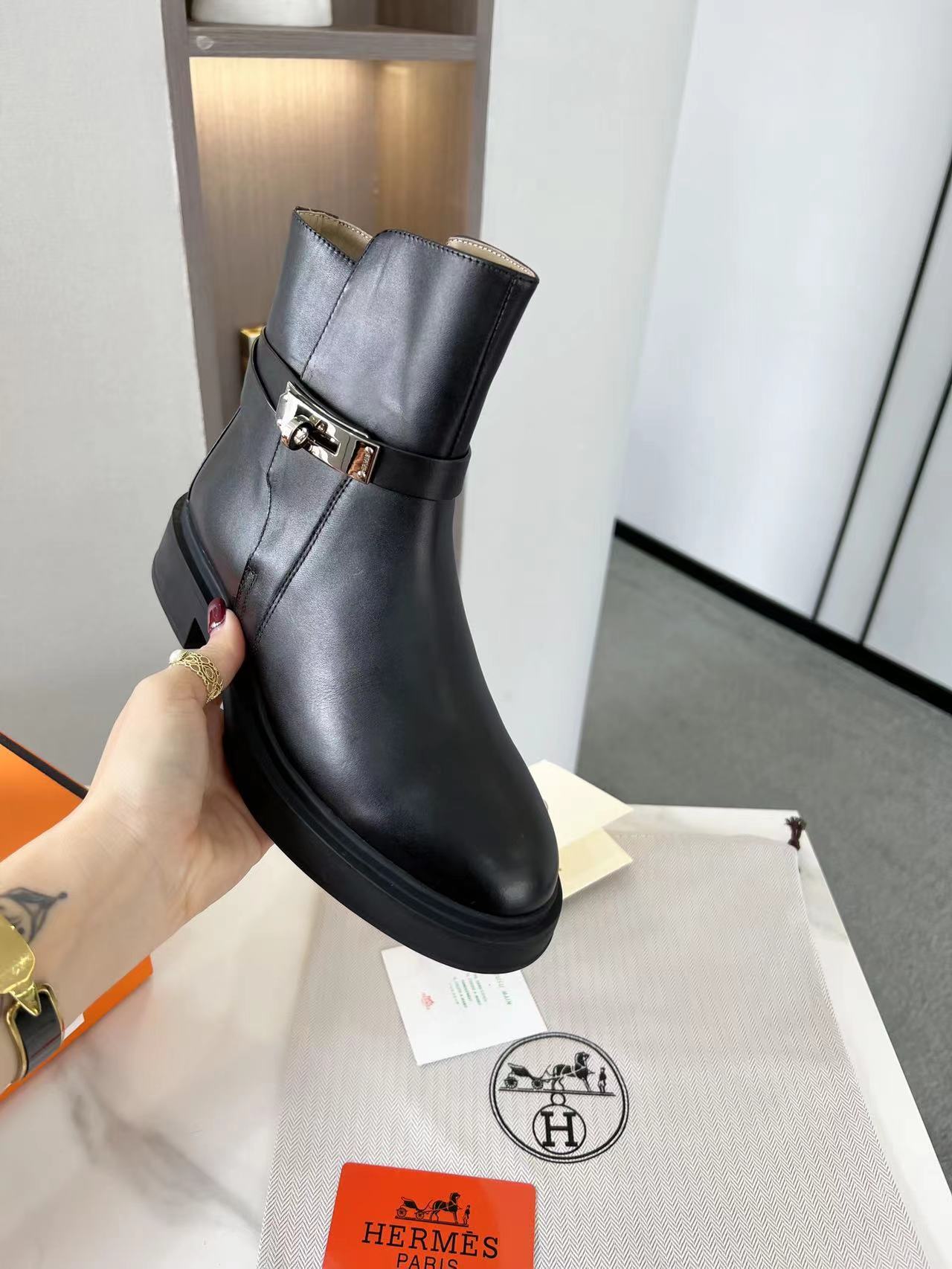 Hermes Neo Ankle Boot Black