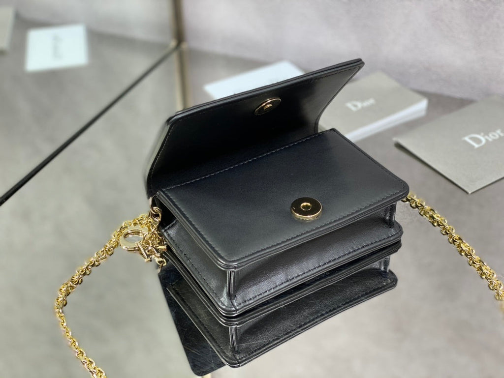 Christian Dior Black Crossbody Bag 14cm