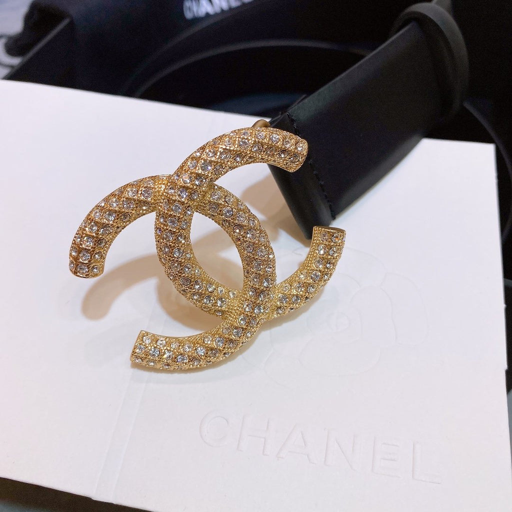 Chanel Belt With Double C Buckle