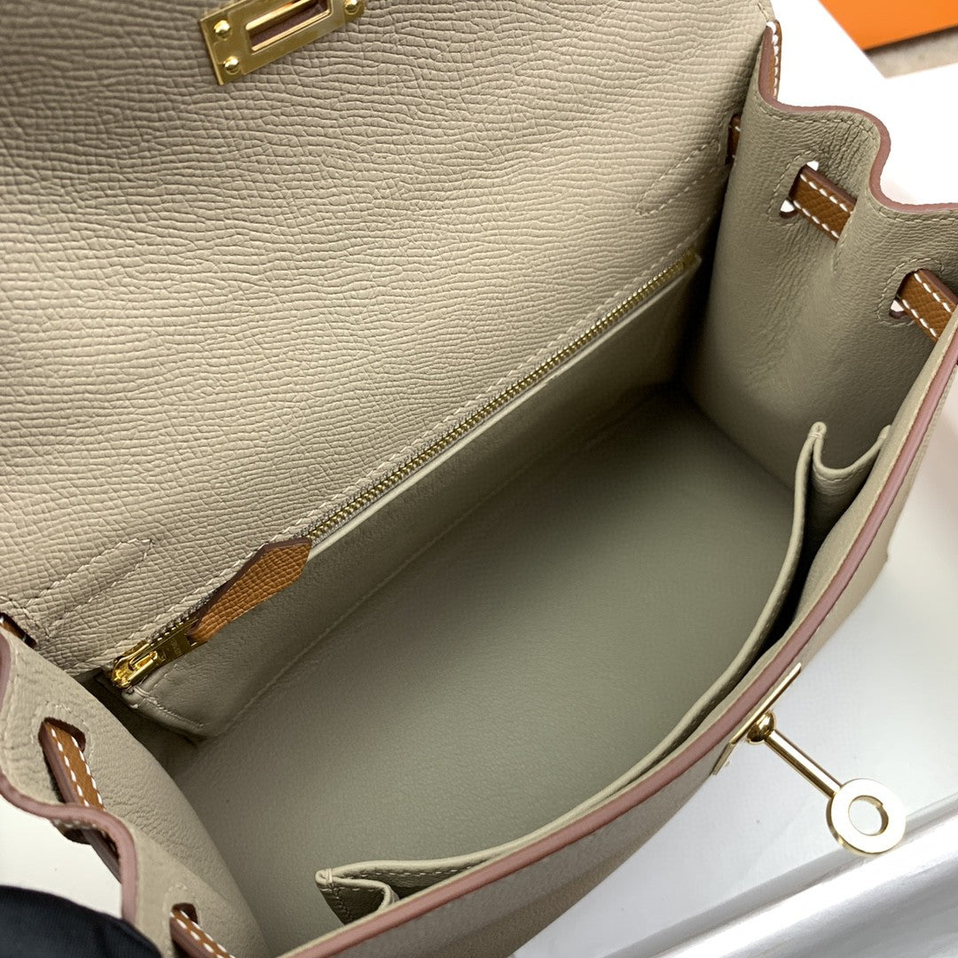 Hermes Kelly 25 Togo Gold Hardware