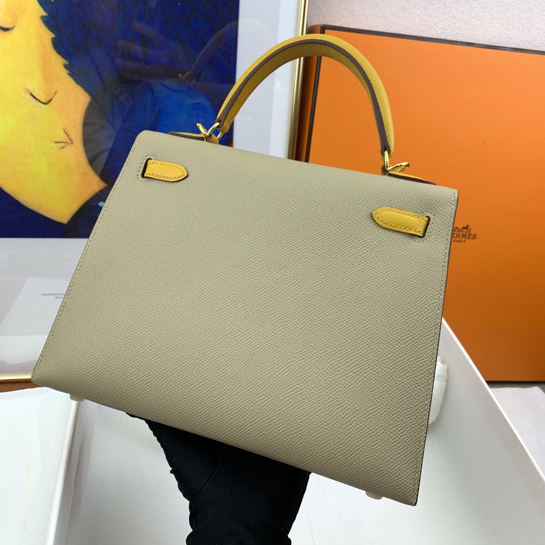 Hermes Kelly 25 Togo Gold Hardware