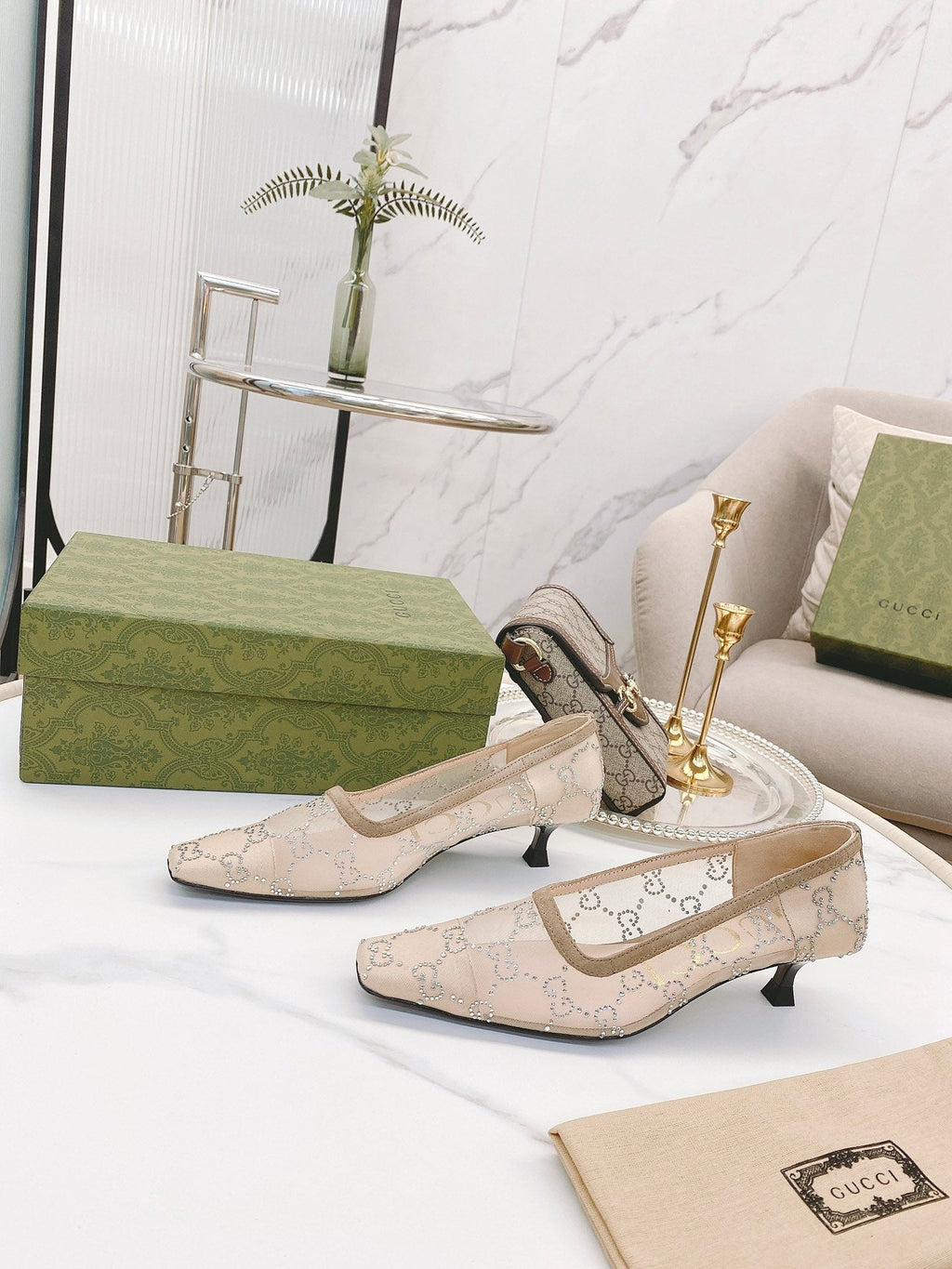 Gucci Pumps Beige
