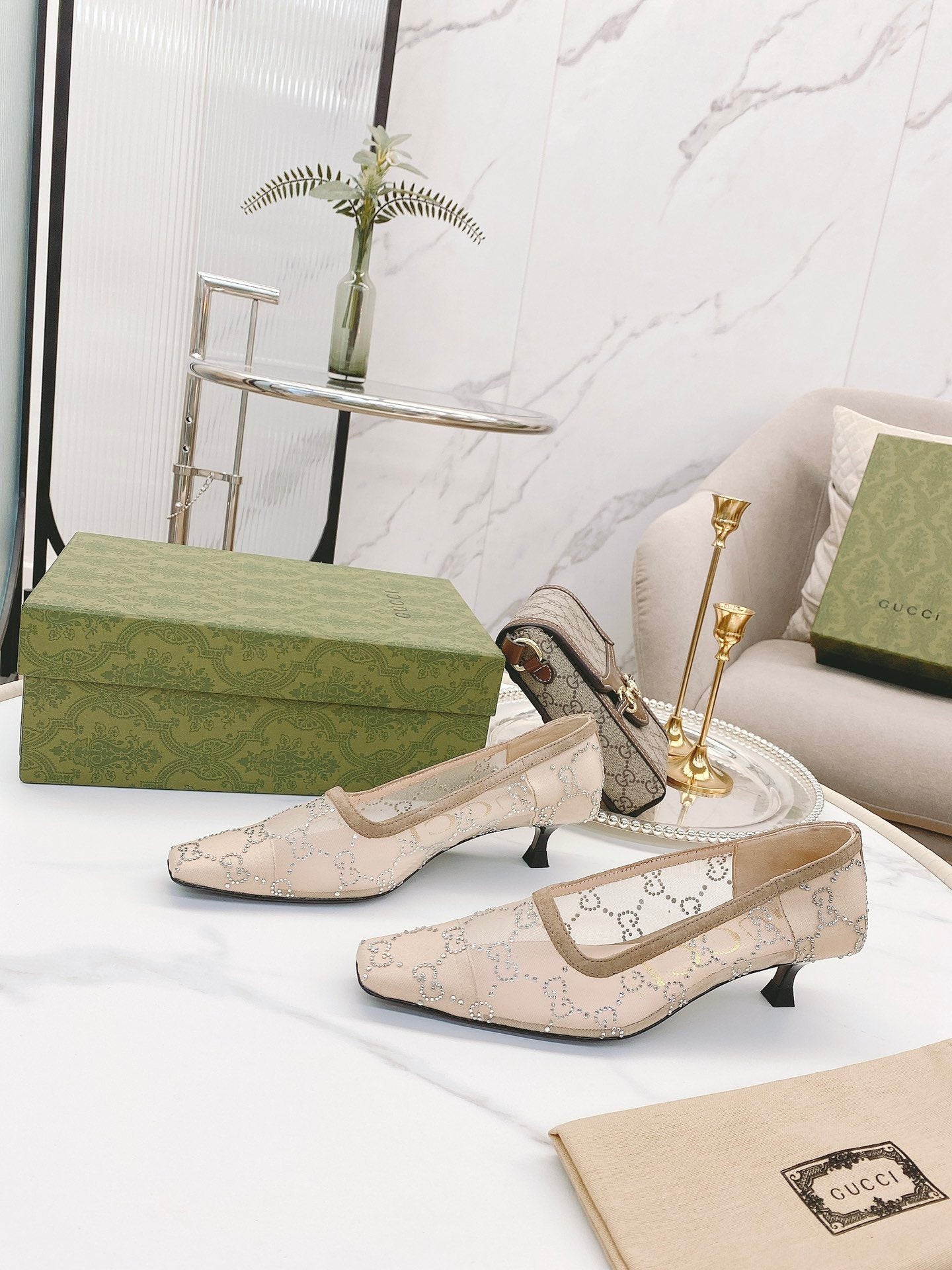 Gucci Pumps Beige