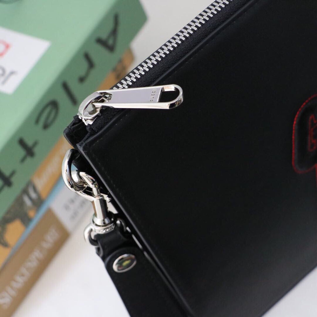 Gucci Pouch With Blade Embroidery