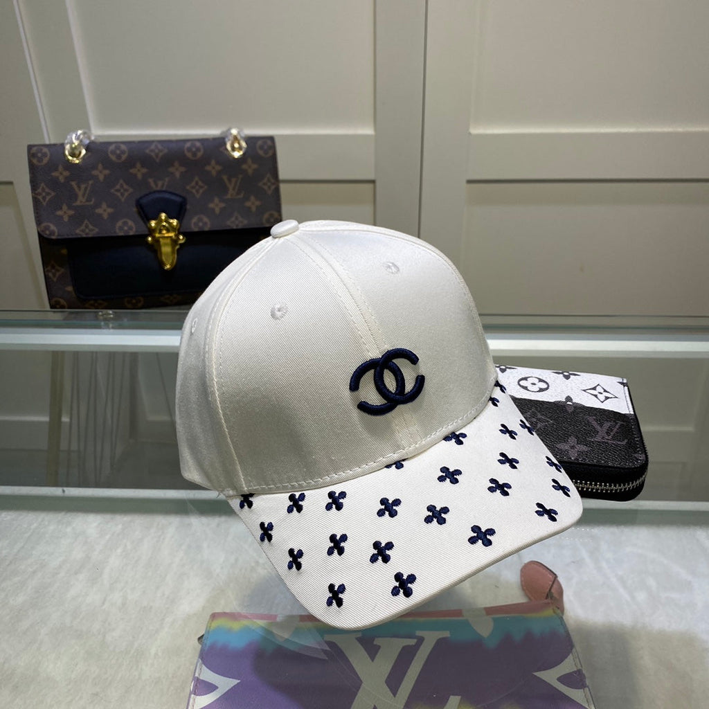 Chanel White Cap