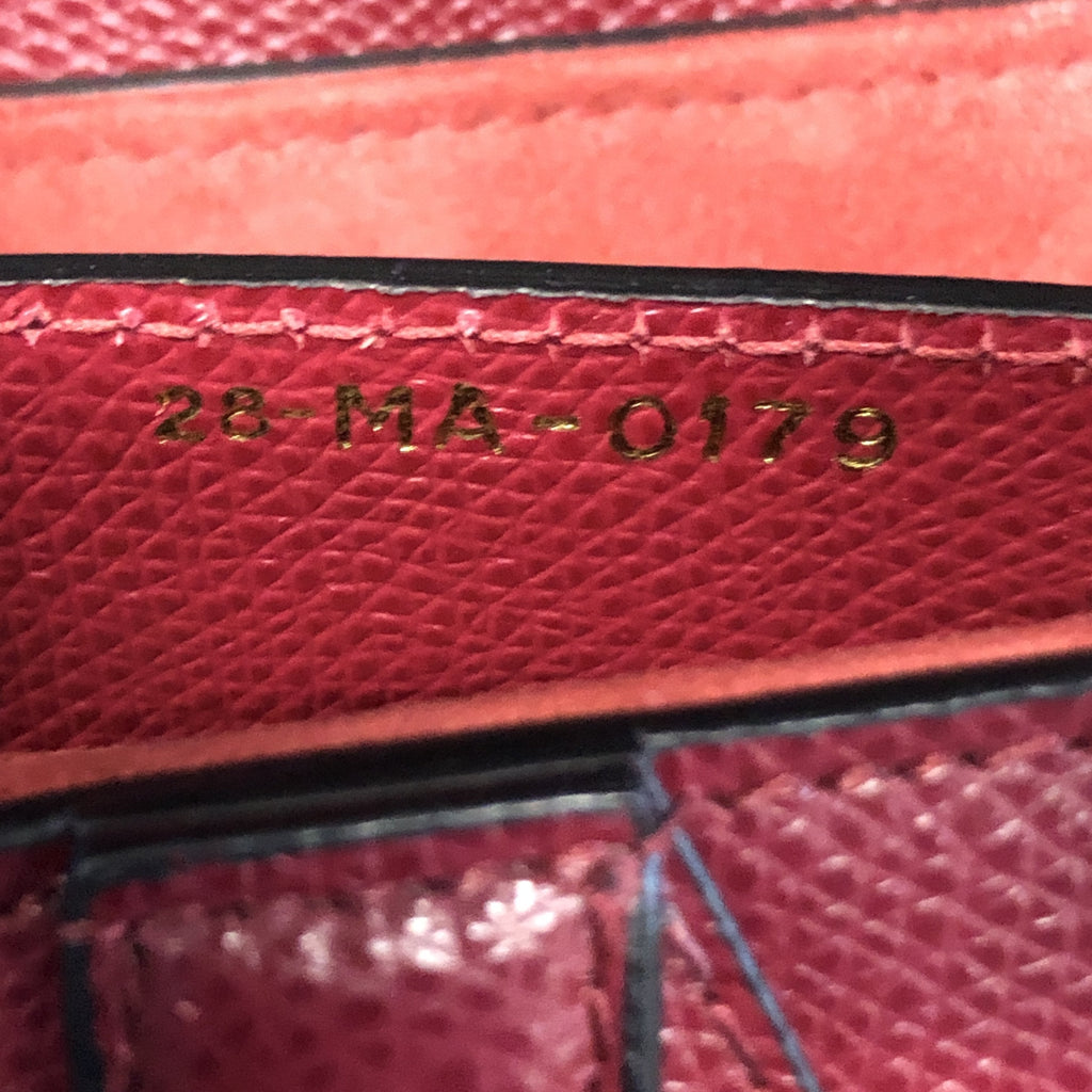 Saddle Handbag Leather Medium