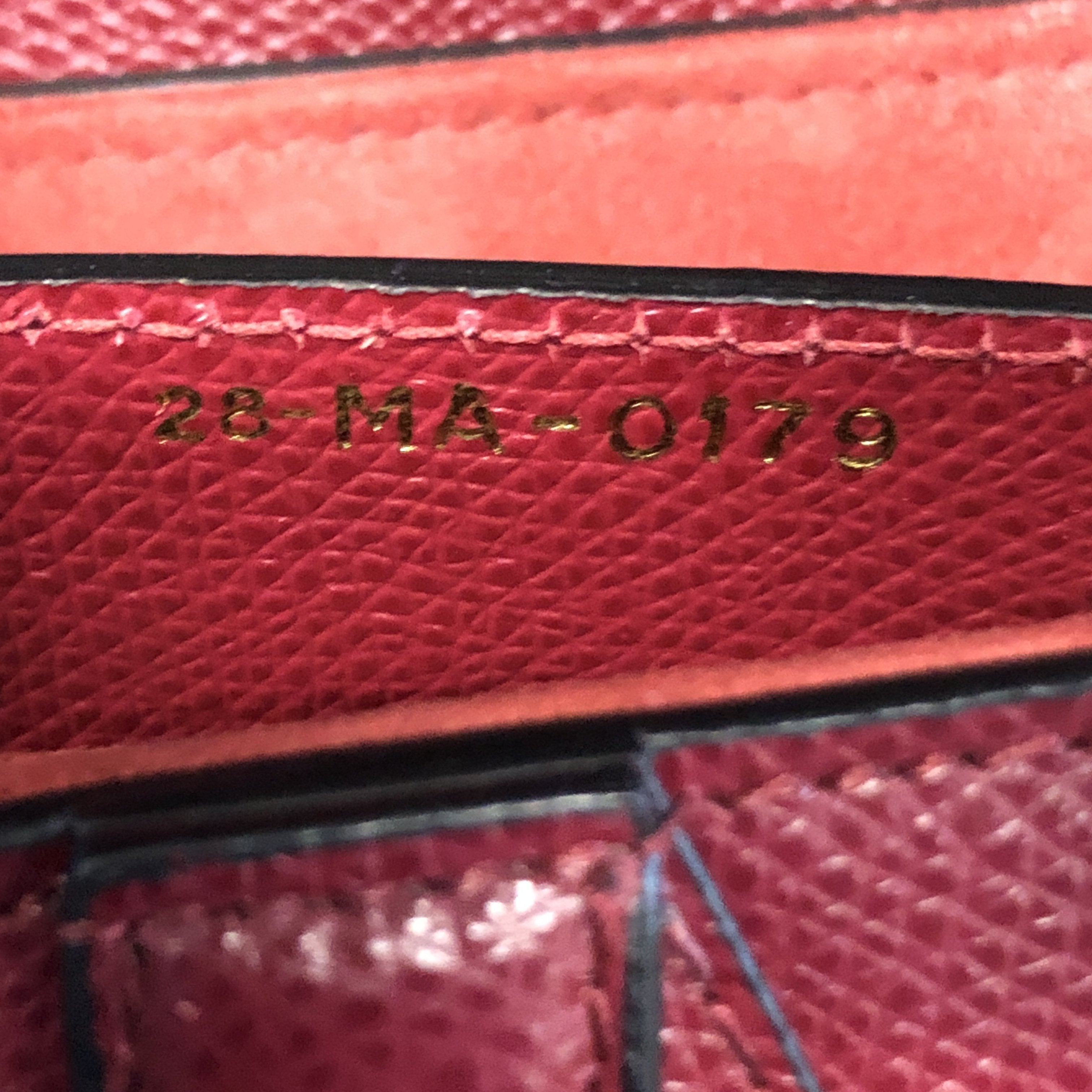 Saddle Handbag Leather Medium