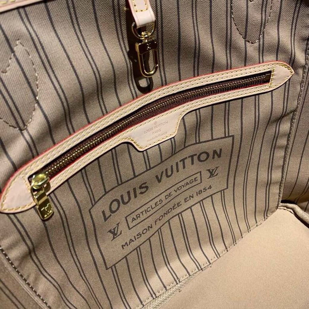 Louis Vuitton Neverfull MM Bag 32cm Monogram Canvas Spring/Summer Collection M40995, Beige