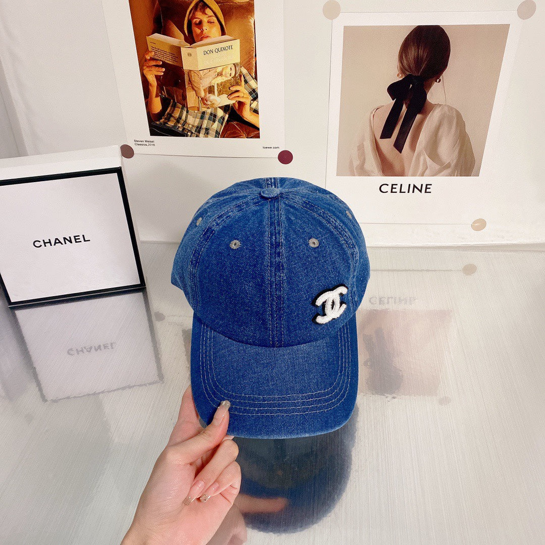 Chanel Blue Cap