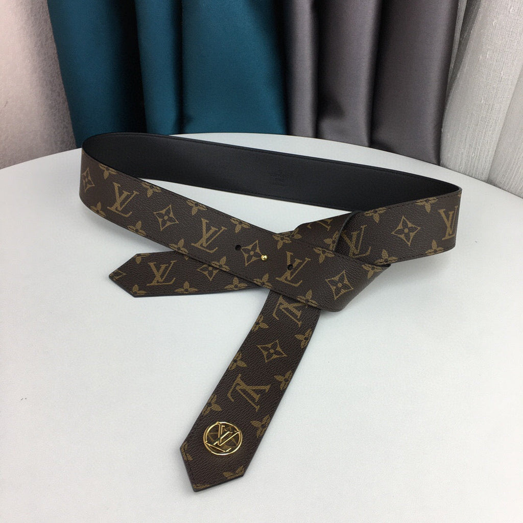 Louis Vuitton Cricle Iconic Belt Brown