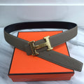 Hermes Quizz Touareg Belt Buckle & Reversible Leather Beige