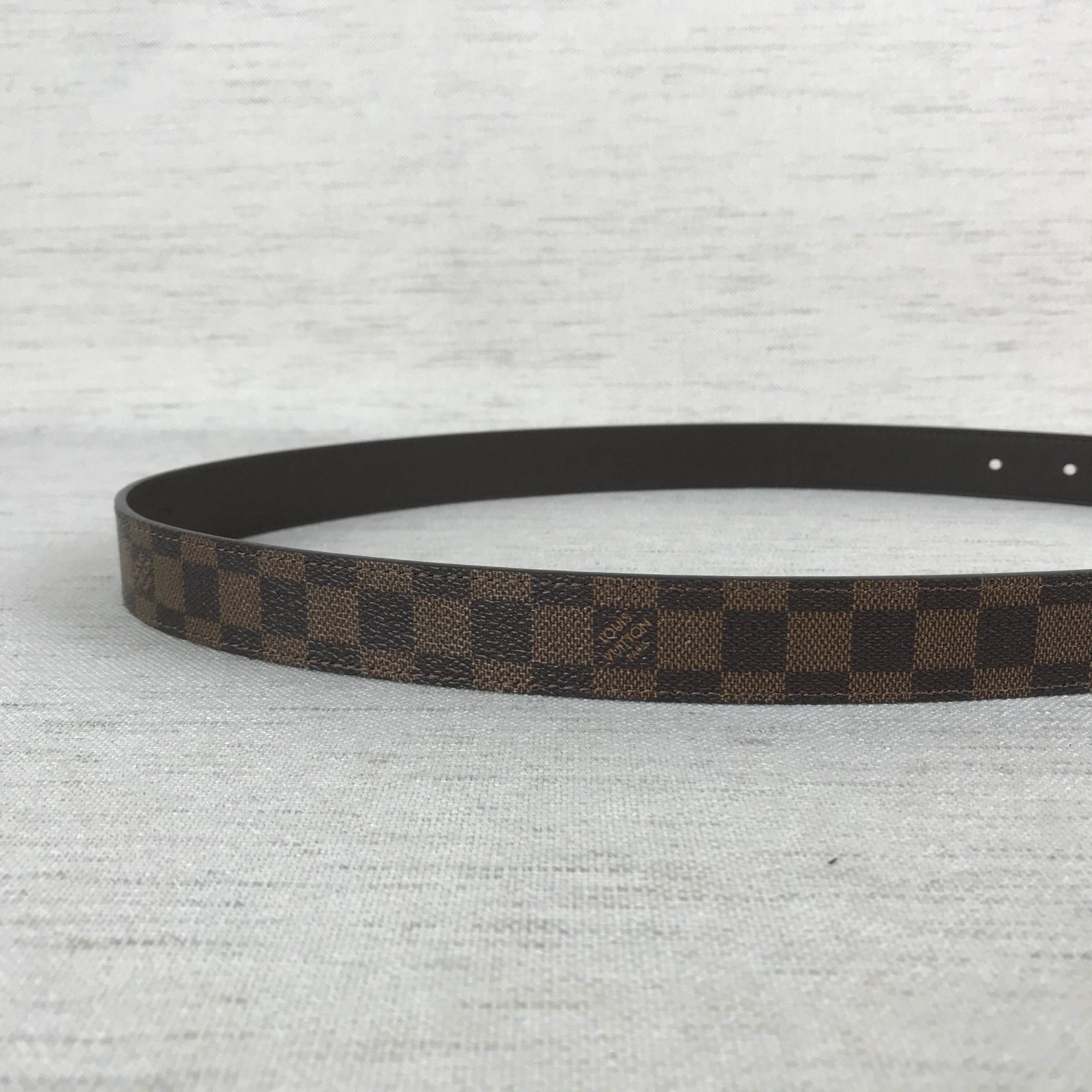 Louis Vuitton LV Initiales Reversible Belt Brown