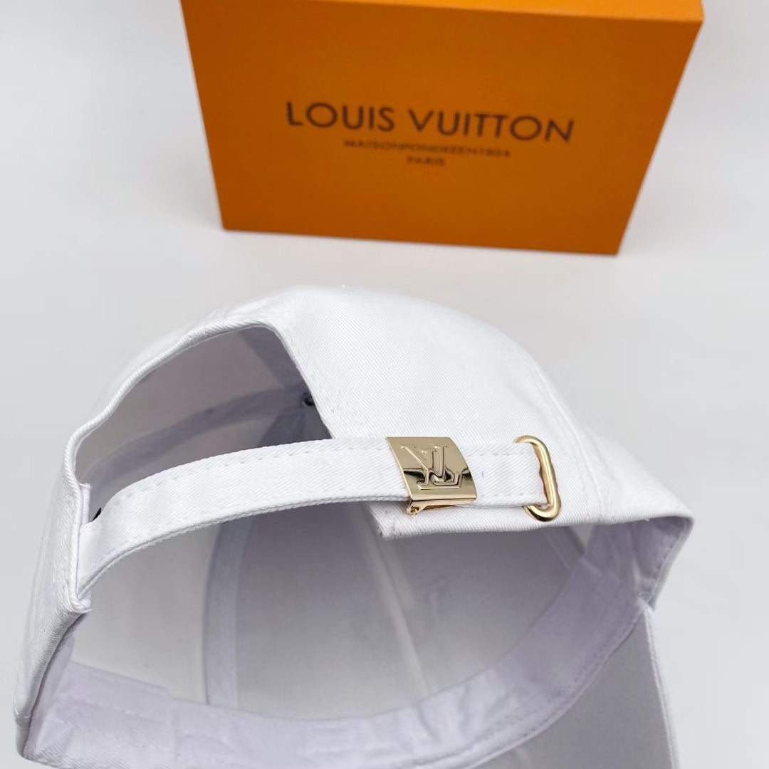 Louis Vuitton Embroidered Logo Baseball Cap