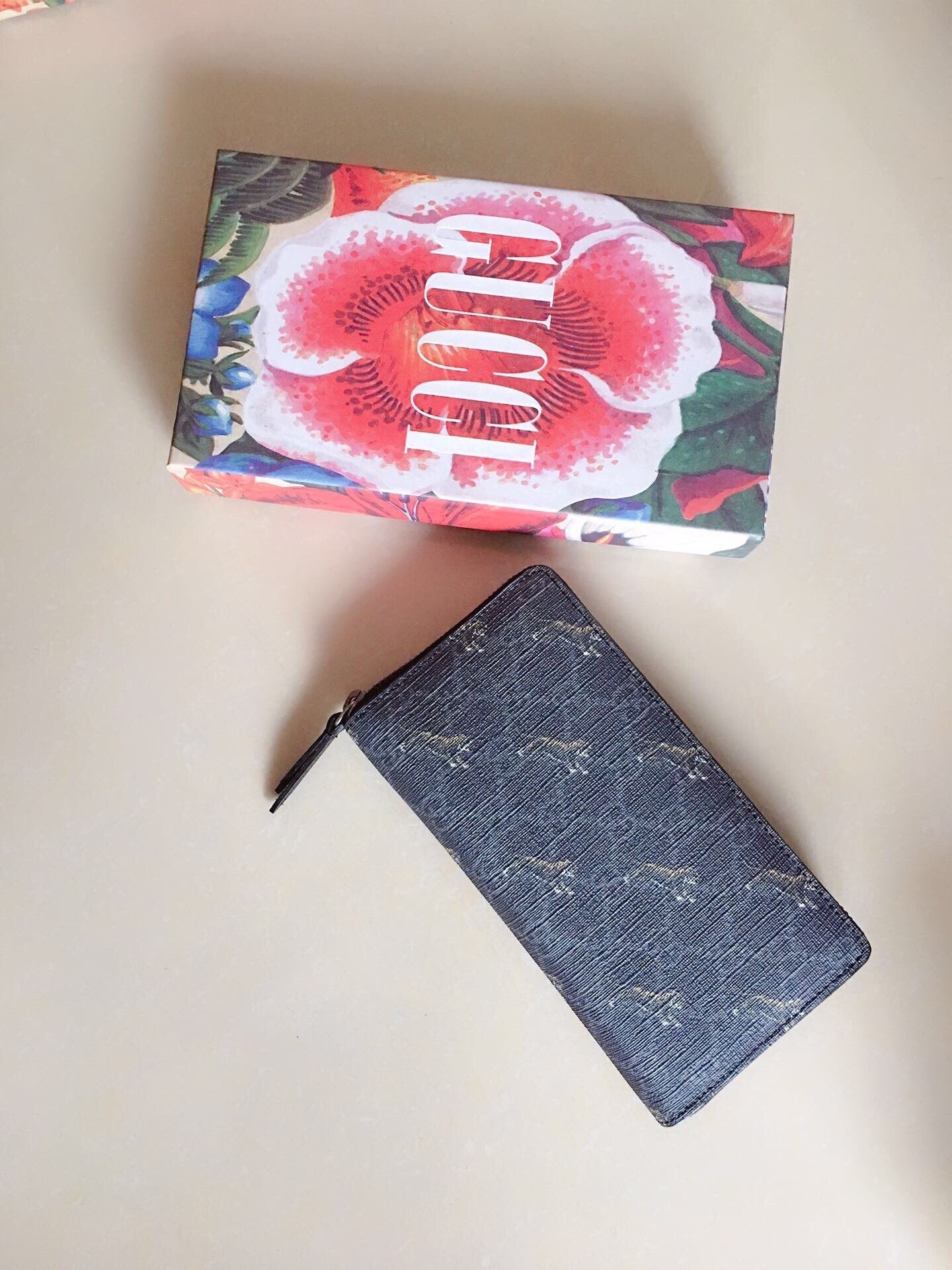 Gucci Ophidia GG Zip Around Wallet 19cm