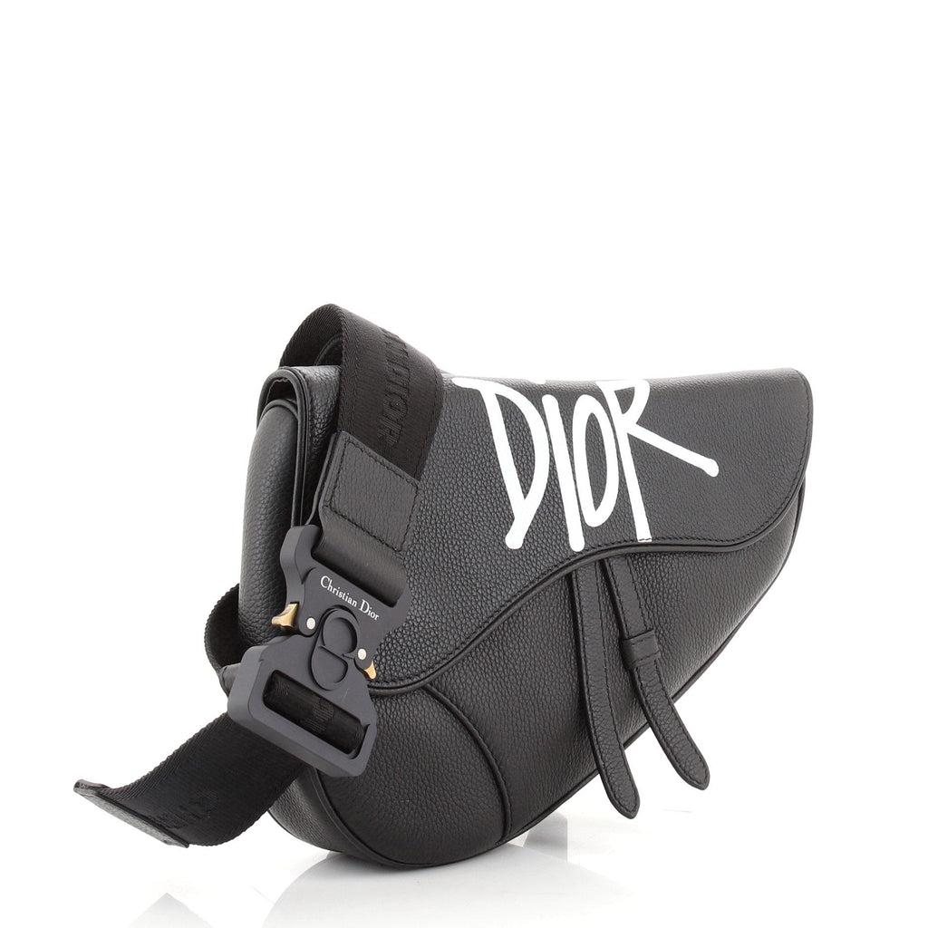 Shawn Stussy Saddle Crossbody Bag Printed Leather