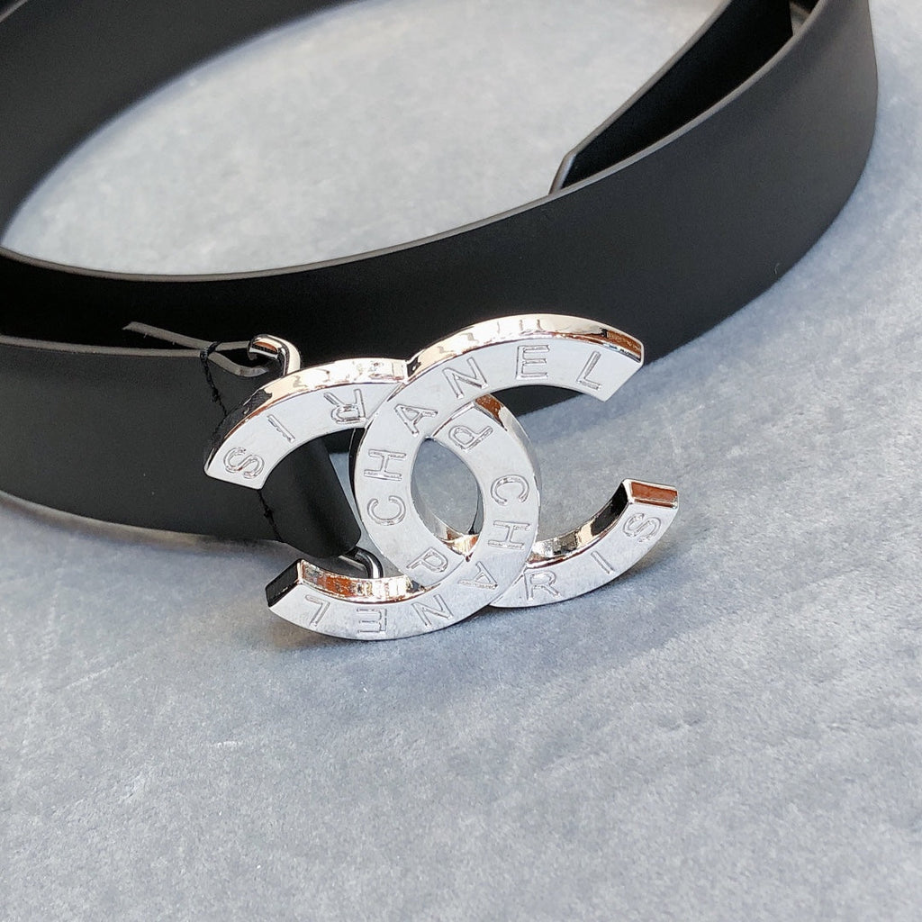 Chanel Belt With Double C Buckle
