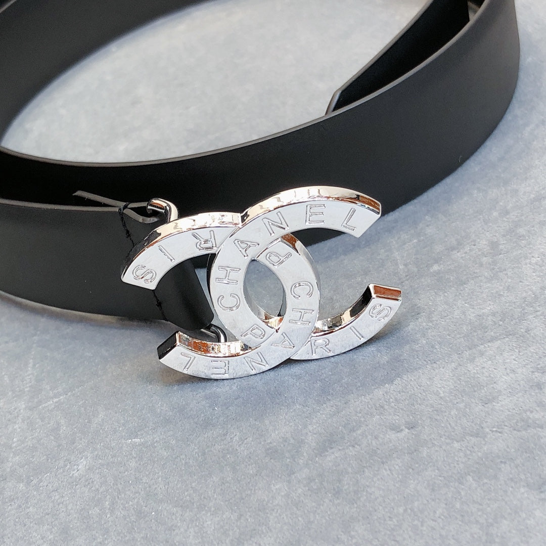 Chanel Belt With Double C Buckle