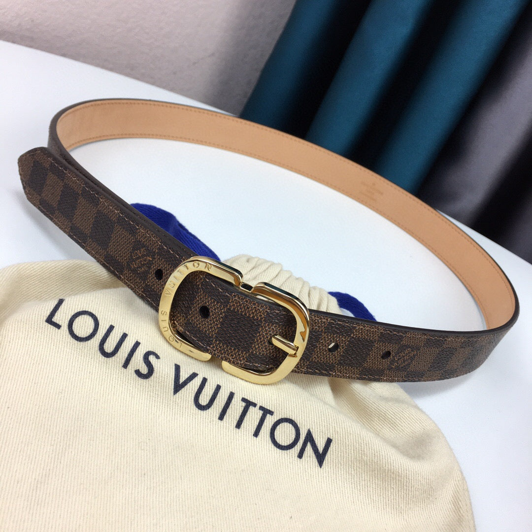 Louis Vuitton Mini Belt Brown