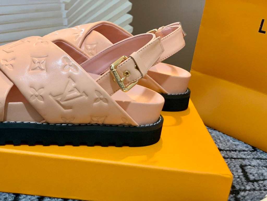 Louis Vuitton Paseo FlatComfort Sandal Pink