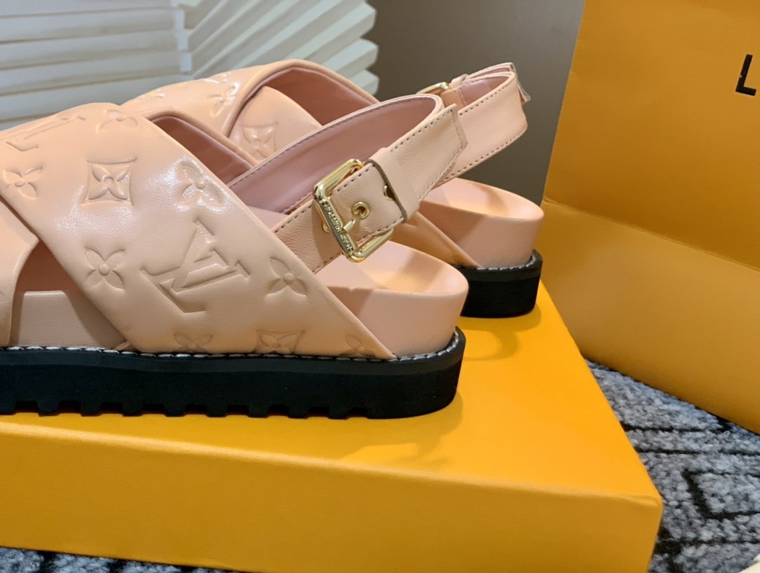 Louis Vuitton Paseo FlatComfort Sandal Pink