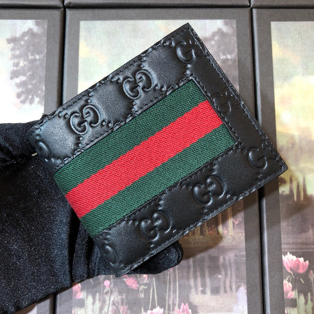 Gucci Signature Web Wallet 11cm