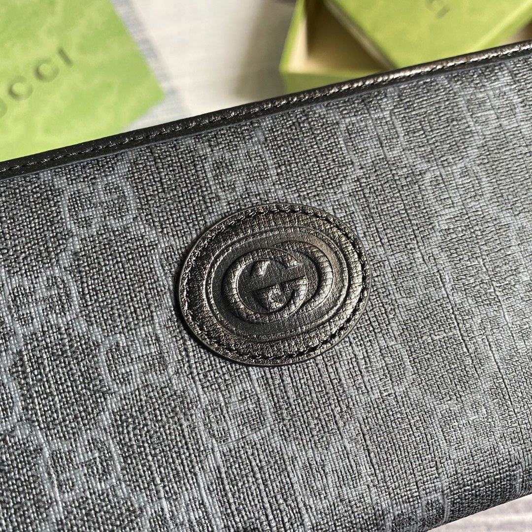 Gucci Ophidia GG Zip Around Wallet 19cm