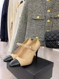Chanel Open Shoes Beige