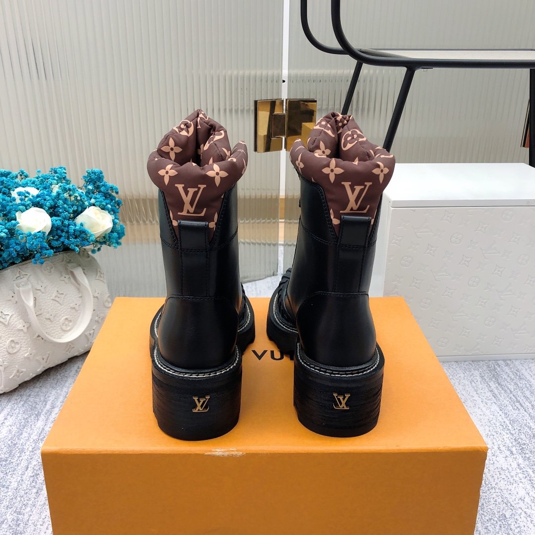 Louis Vuitton Beaubourg Ankle Boot Black