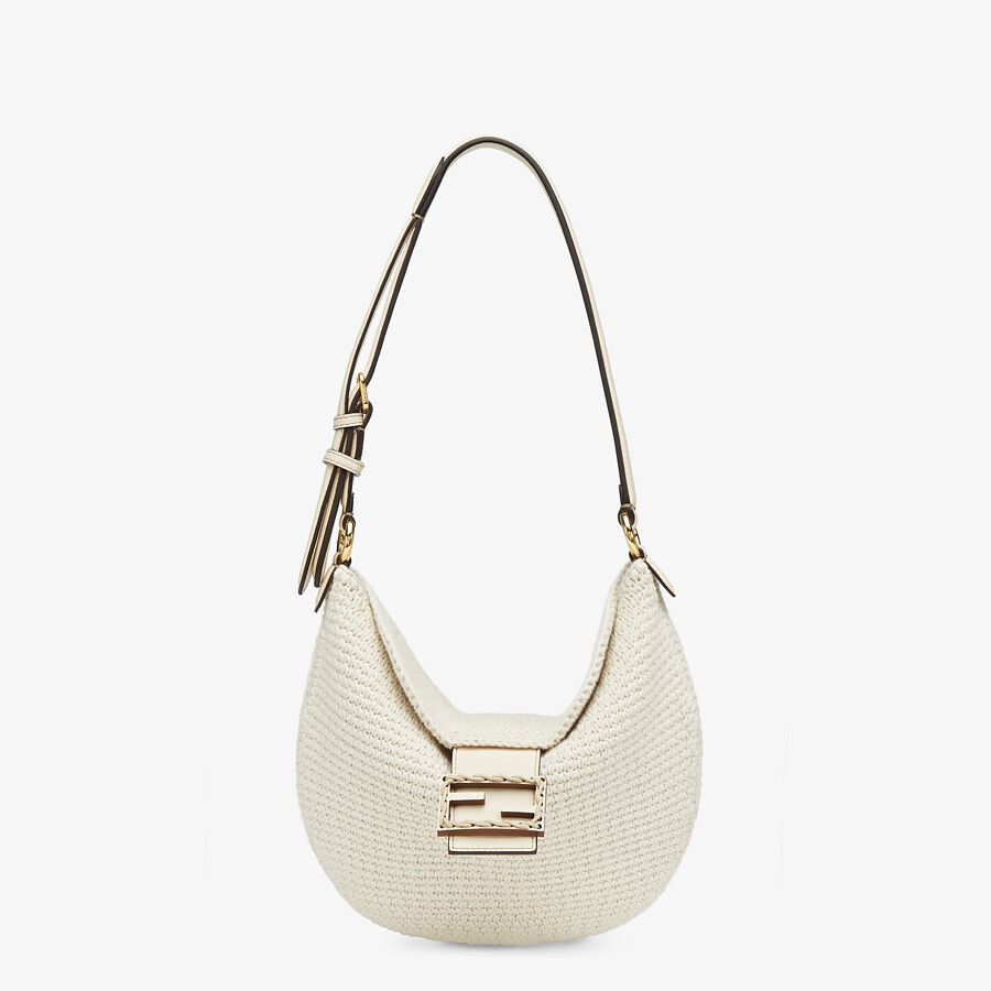 Fendi Small Croissant Cotton Bag