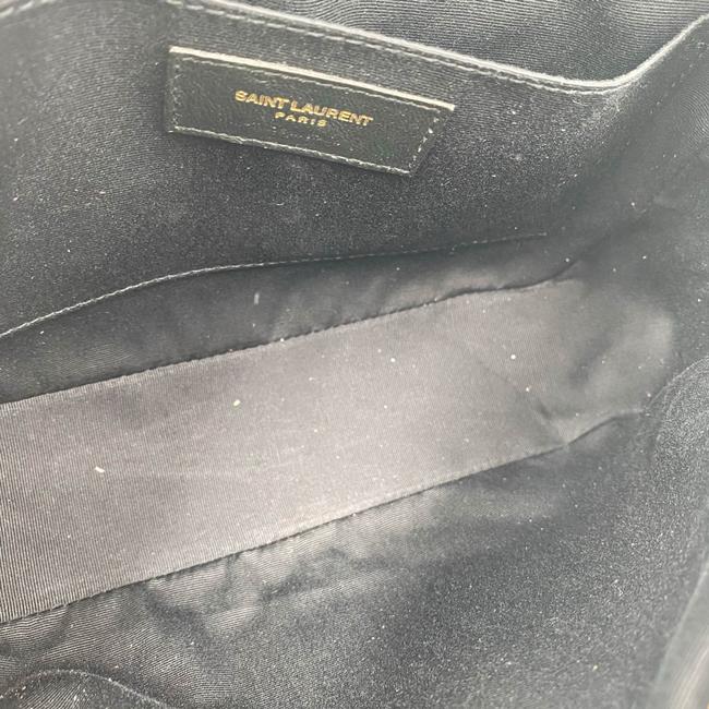 Saint Laurent Monogram Lou Camera Calfskin Matelasse Dark Legion Red Leather Shoulder Bag