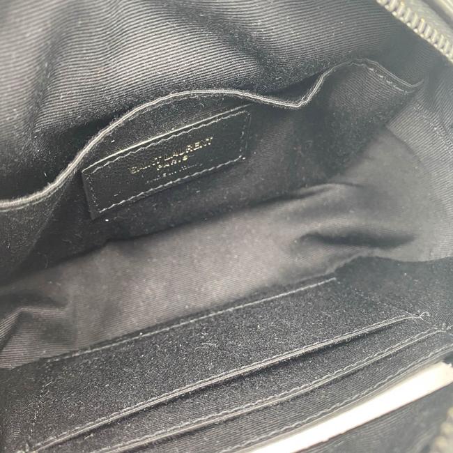 Saint Laurent Camera Belt Lou Monogram Noir Black Leather Messenger Bag