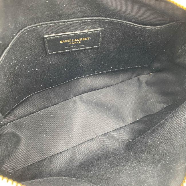 Saint Laurent Monogram Lou Camera Calfskin Matelasse Crema Soft White Leather Shoulder Bag
