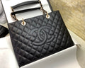 Chanel Classic Tote Bag Gold Hardware 34cm Black