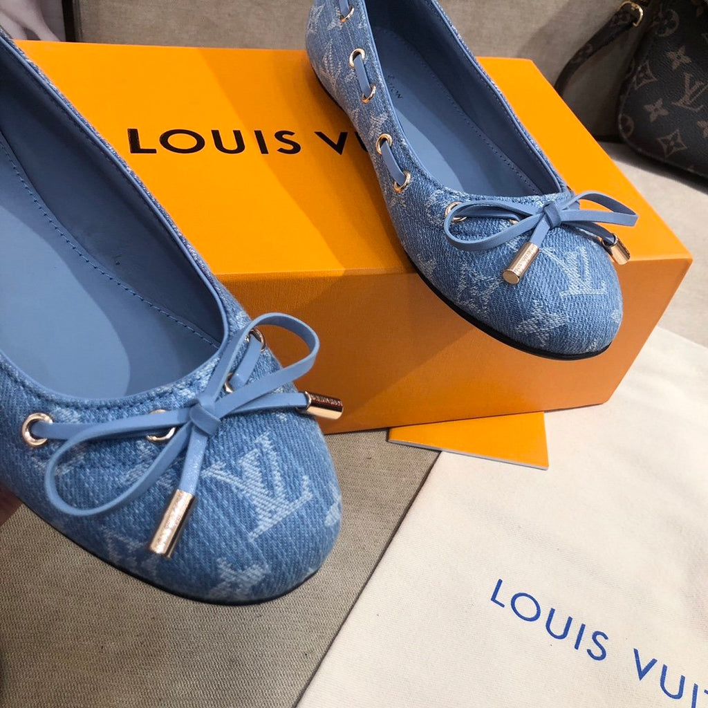 Louis Vuitton Gloria Flat Loafer Blue