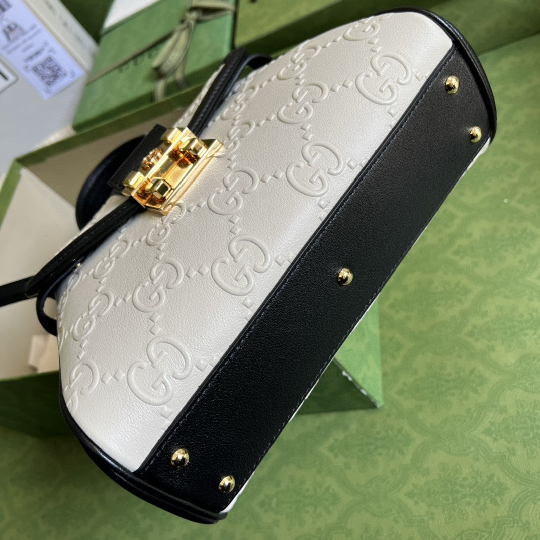 Gucci Small Top Handle Bag 29cm White
