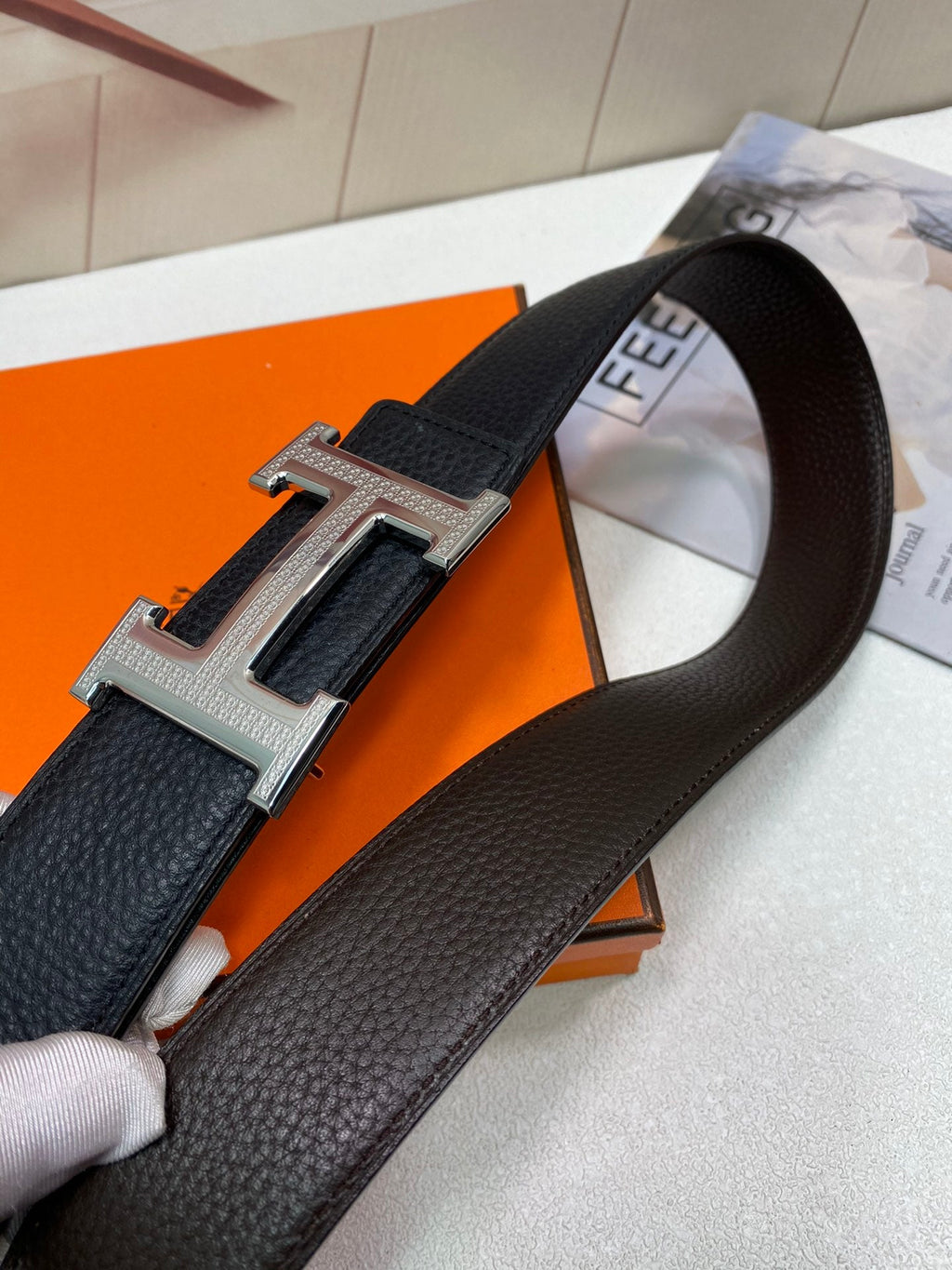 Hermes Quizz Touareg Belt Buckle Reversible