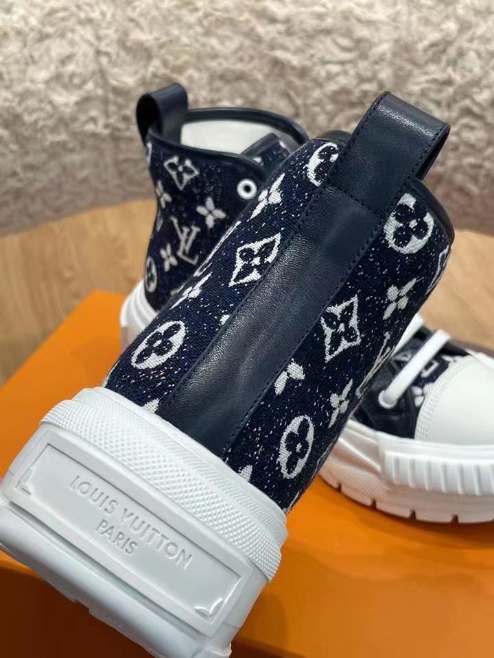 Louis Vuitton Squad Sneaker Boots Black