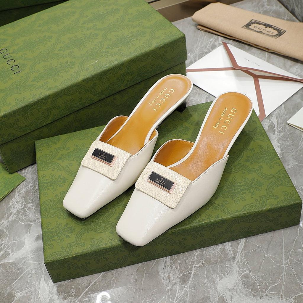 Gucci Slipper White